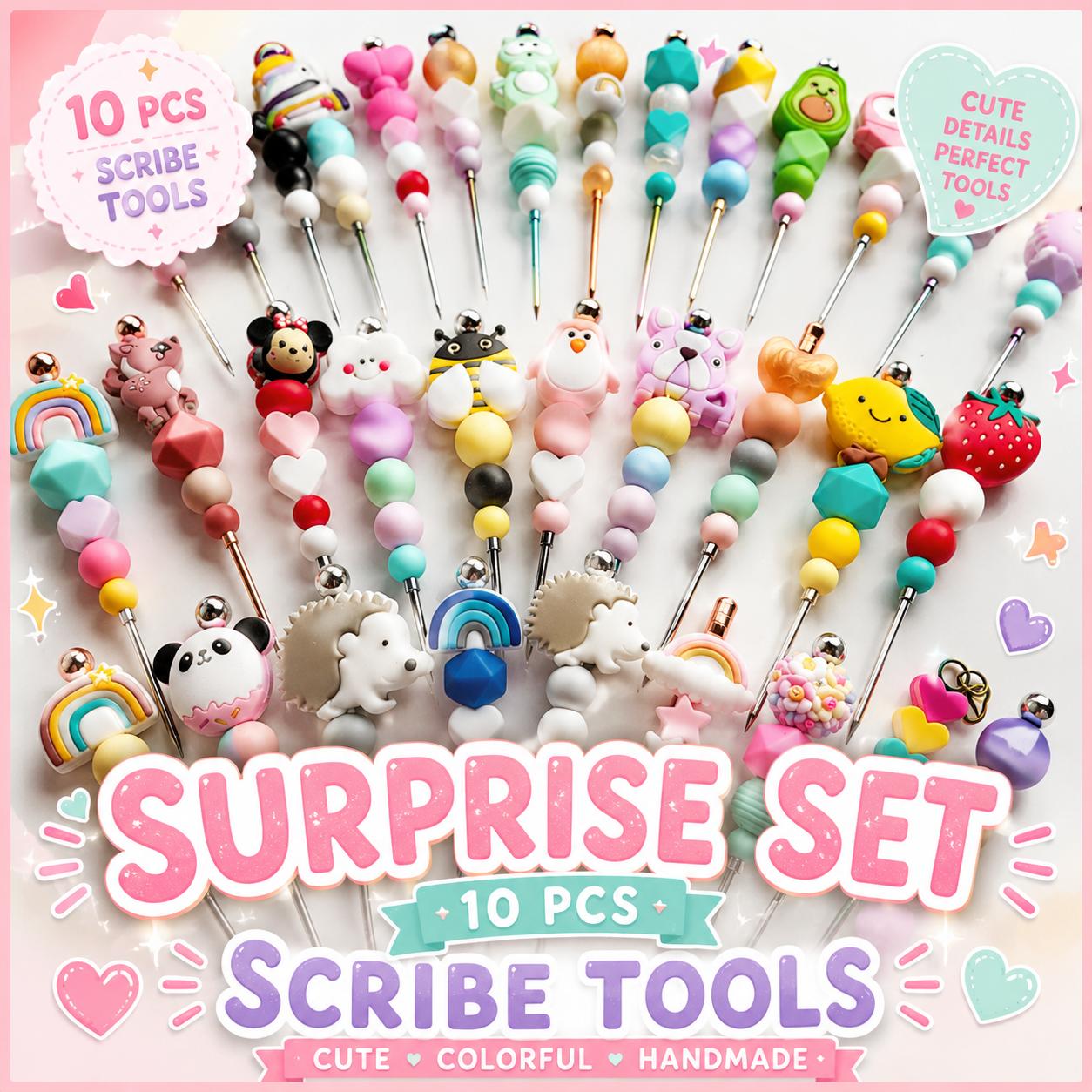 Fawaii colorful cookie scribe tools